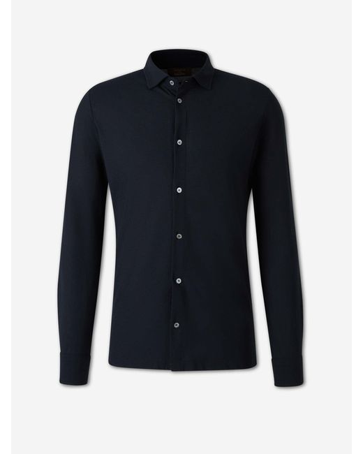 Zanone Blue Long Sleeve Shirt for men