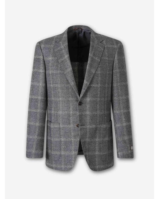 Canali Gray Blazer Straight for men