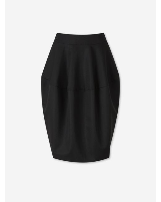 Jacquemus Black Oval Skirt