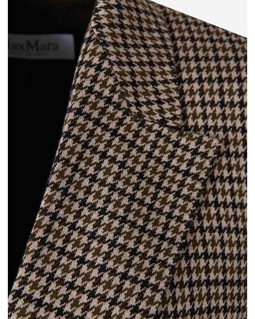 Max Mara Brown Double-Breasted Blazer