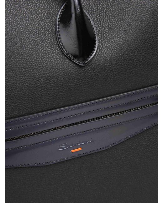 Portadocumenti di Santoni in Black da Uomo