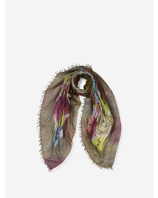 Sciarpa Con Schizzi E Traforata di CASHÀ in Multicolor