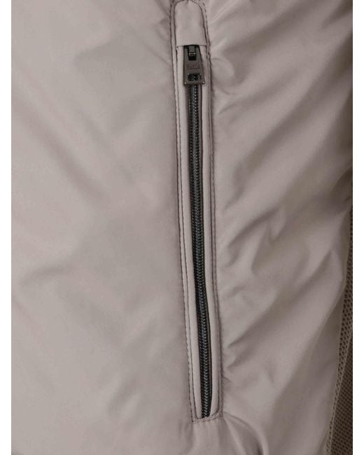 Giacca Con Cappuccio Con Cerniera di Herno in Gray da Uomo
