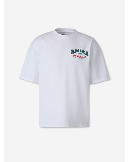 Amiri White Short Sleeve T-Shirt for men