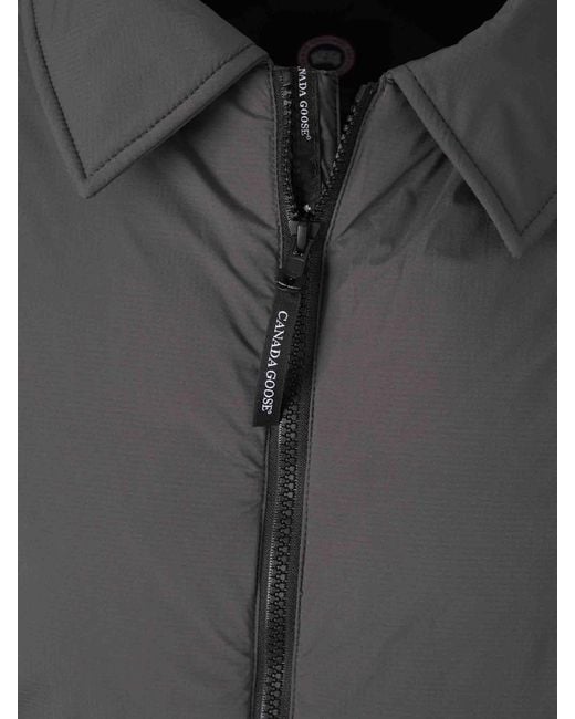 Canada Goose Gray Short Feather Puffer Lodge for men