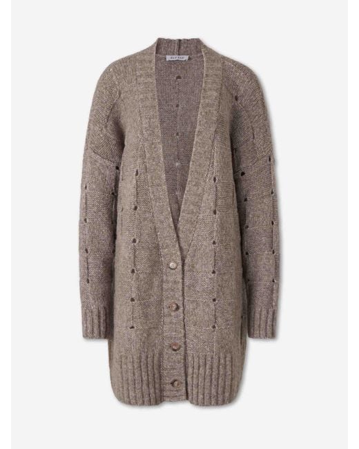 ELY ELY Brown Plaid Cardigan