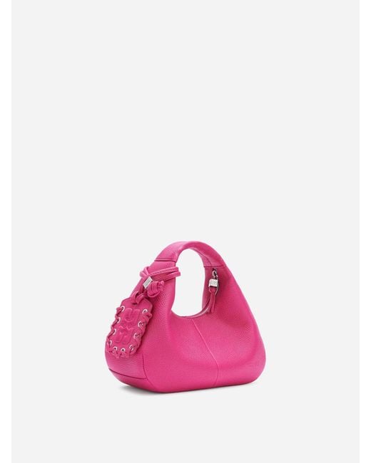 Ganni Pink Boho Mini Bag