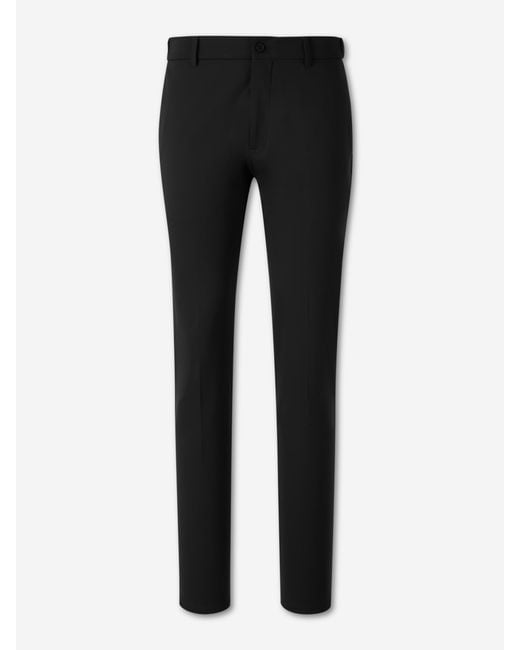 Berwich Black Morello Elax Trousers for men