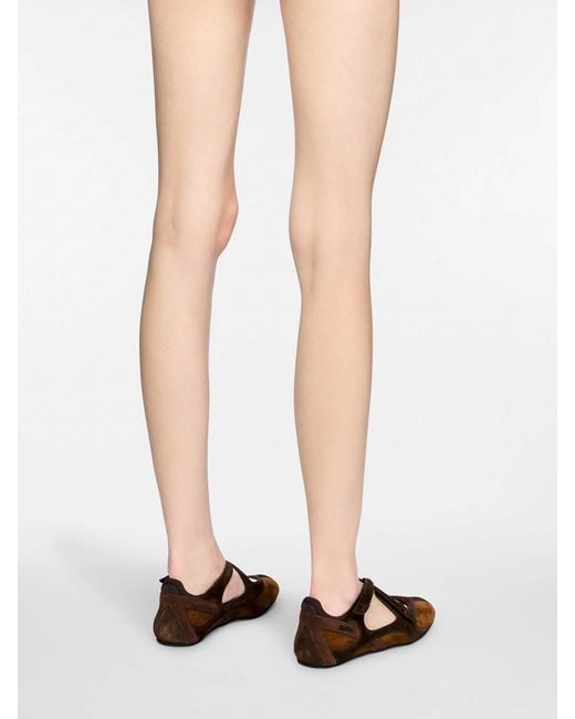 Bailarinas Foor 01 The Attico de color Brown