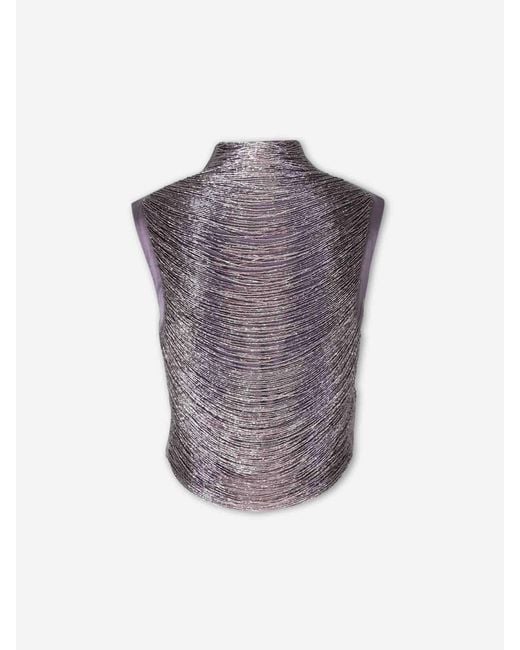 Cult Gaia Purple Top Taraji