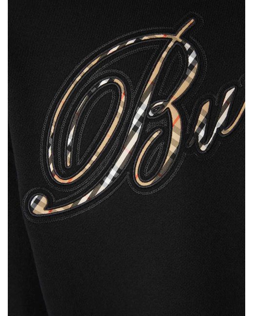Burberry Black Round Neck Sweatshirt for men
