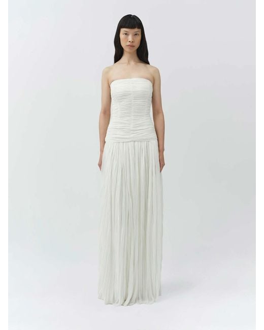 Robe Froncée Danielle Jonathan Simkhai en coloris White