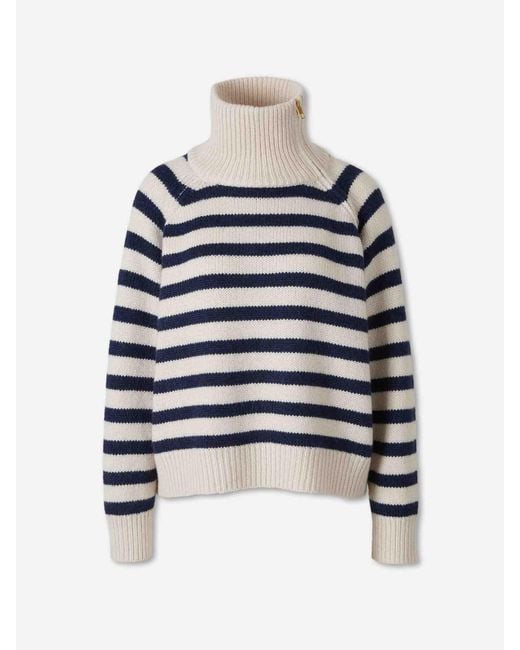 Nili Lotan Blue Turtleneck Sweater