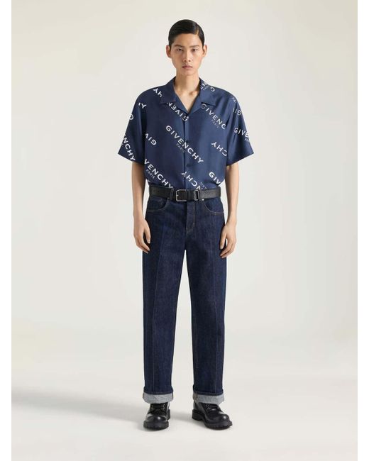 Chemise Imprimée Givenchy pour homme en coloris Blue