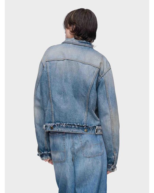 Maison Margiela Blue Denim Jacket Cotton