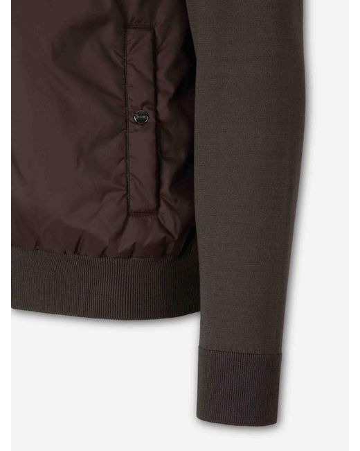 Herno Brown Casual Lightweight Jacket for men