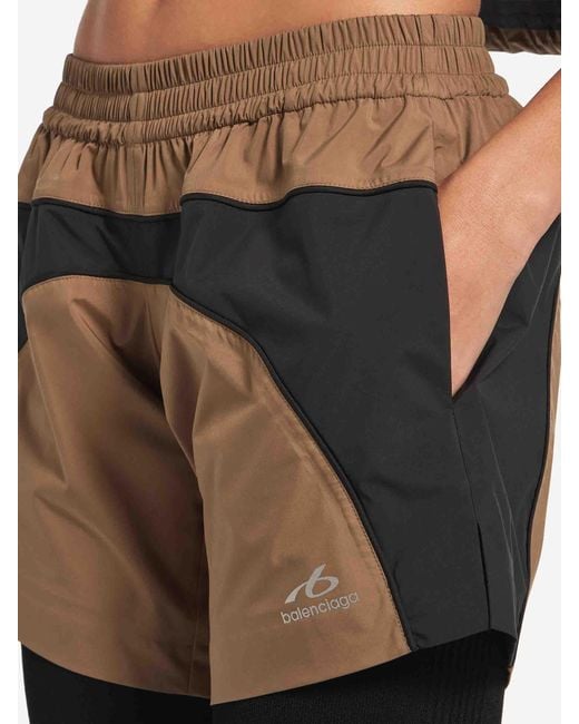 Balenciaga White Polyester Technical Shorts