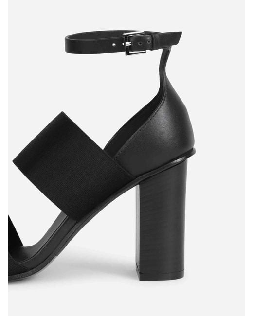 Max Mara Black Ankle-Strap Sandals