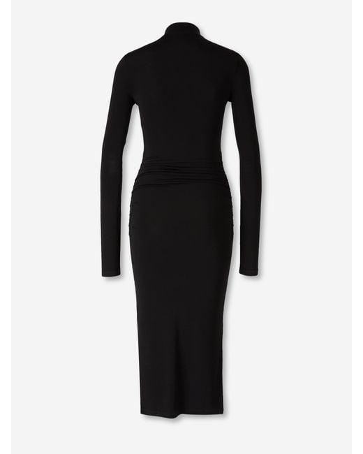 Abito Midi Second Skin di Off-White c/o Virgil Abloh in Black