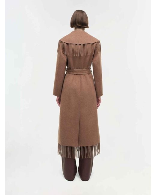 Jonathan Simkhai Brown Carrie Long Coat
