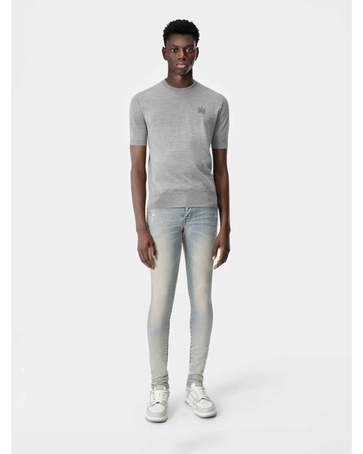 Amiri Slim Stack Jeans in Blue für Herren