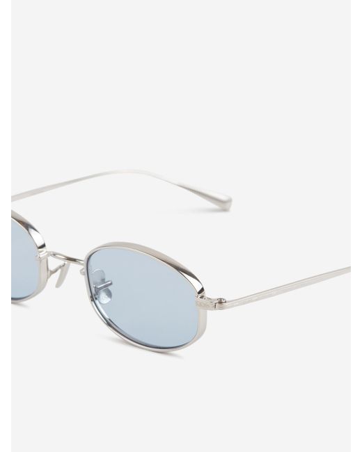 Eyevan 7285 White Thompson Sunglasses for men