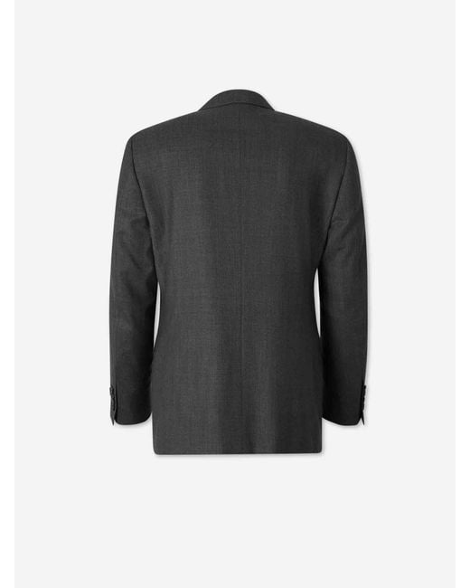 Abito Dritto di Canali in Black da Uomo