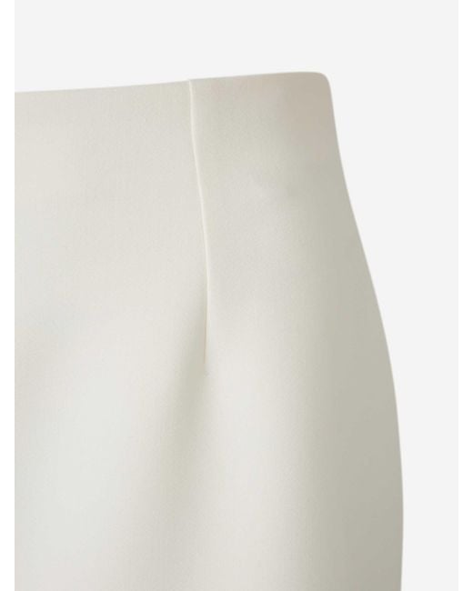 Roland Mouret White Midi Pencil Skirt