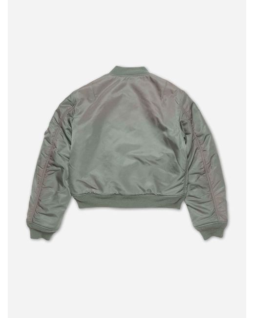 Chaqueta Bomber Washed Acne de hombre de color Gray