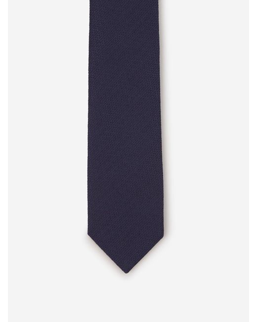 Brioni Blue Textured Silk Tie for men