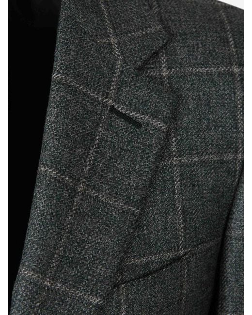 Canali Black Blazer Straight for men