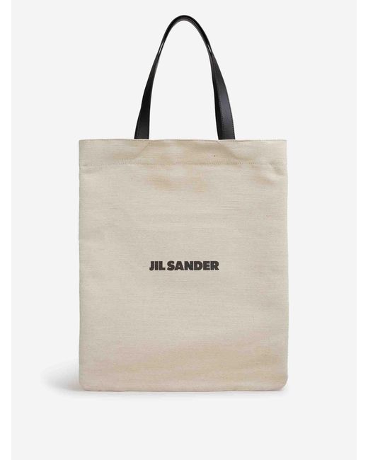 Jil Sander Natural Büchertasche