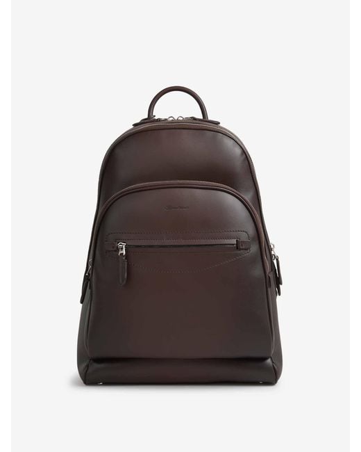 Zaino di Santoni in Brown da Uomo