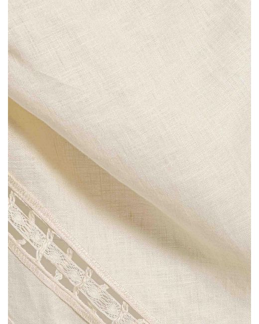 Jonathan Simkhai White Lahni Linen Top