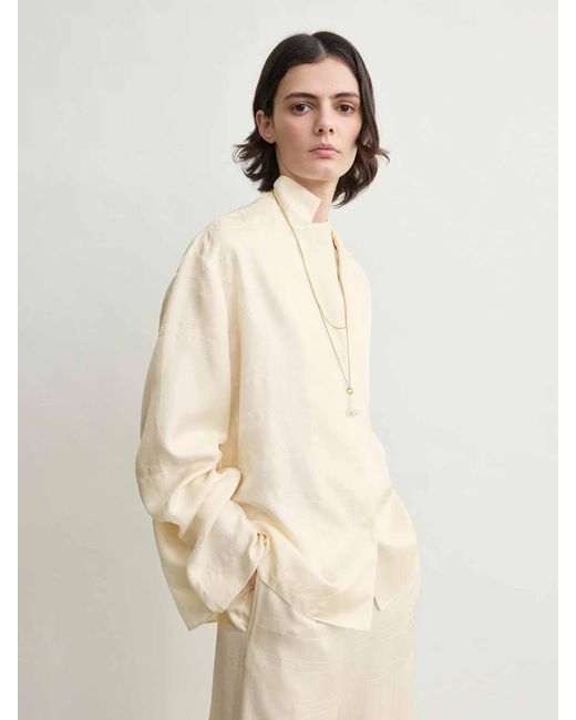 Totême White Monogram Shirt