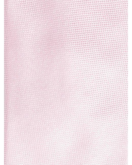 Corbata Lisa Seda Petronius de hombre de color Pink