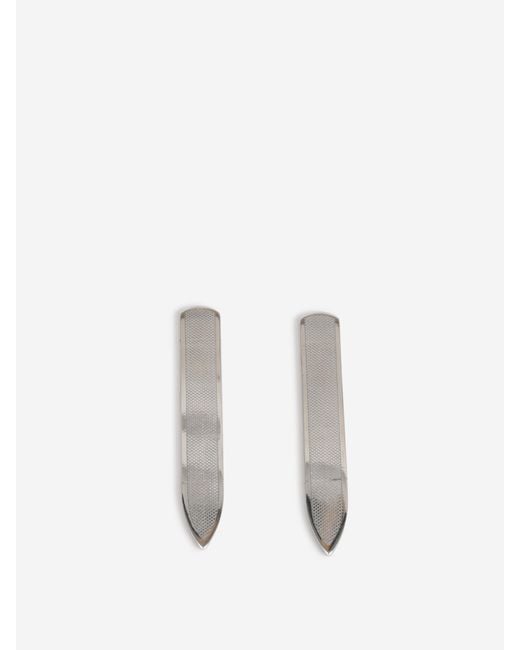 Tateossian White Shirt Collar Blades for men
