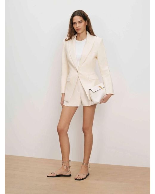 Veronica Beard Natural Blazer Chandler Dickey