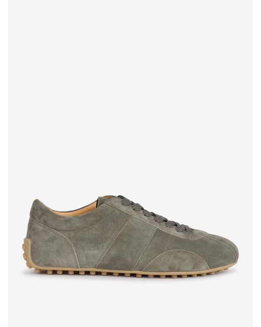 Tod's Gray Suede Sneakers for men
