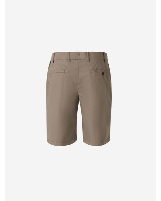 Bermudas Lisas Algodón di Santa Eulalia in Natural da Uomo