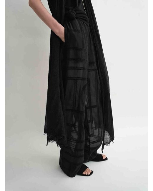 Pantalones Anchos Totême  de color Black