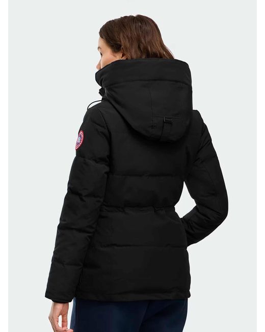 Canada Goose Black Short Hooded Down Jacket