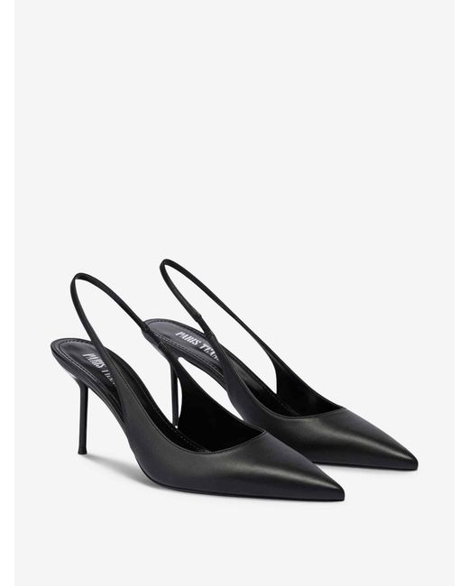 Lidia Slingbacks di Paris Texas in Black