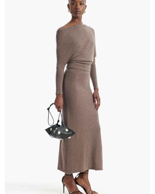 Altuzarra Brown Cashmere Maxi Dress