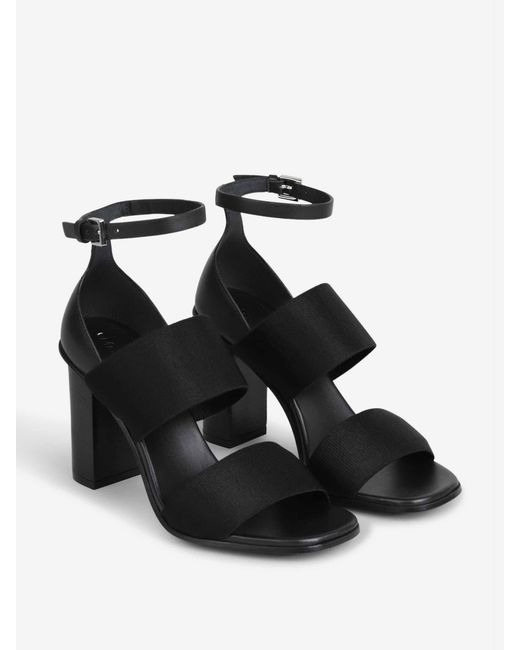 Max Mara Black Ankle-Strap Sandals