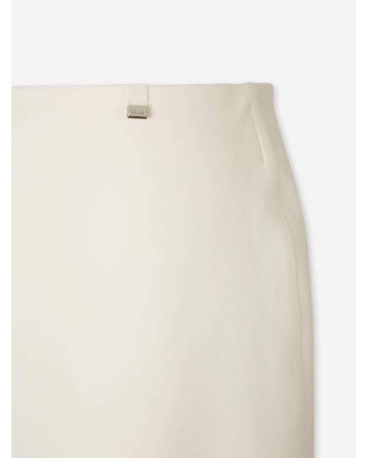 Jupe Midi Technique Herno en coloris White