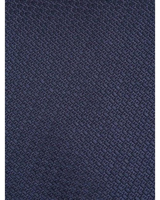 Brioni Blue Plain Tie for men