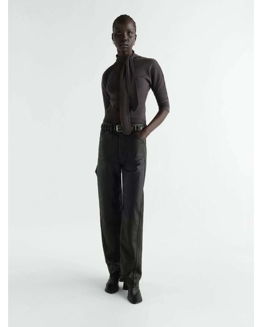 Lemaire Blue Ascot Knit T-Shirt
