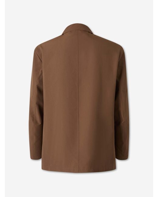 Jil Sander Brown Casual Technical Jacket for men