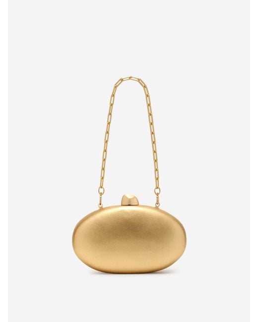 Cult Gaia Natural Eviana Clutch